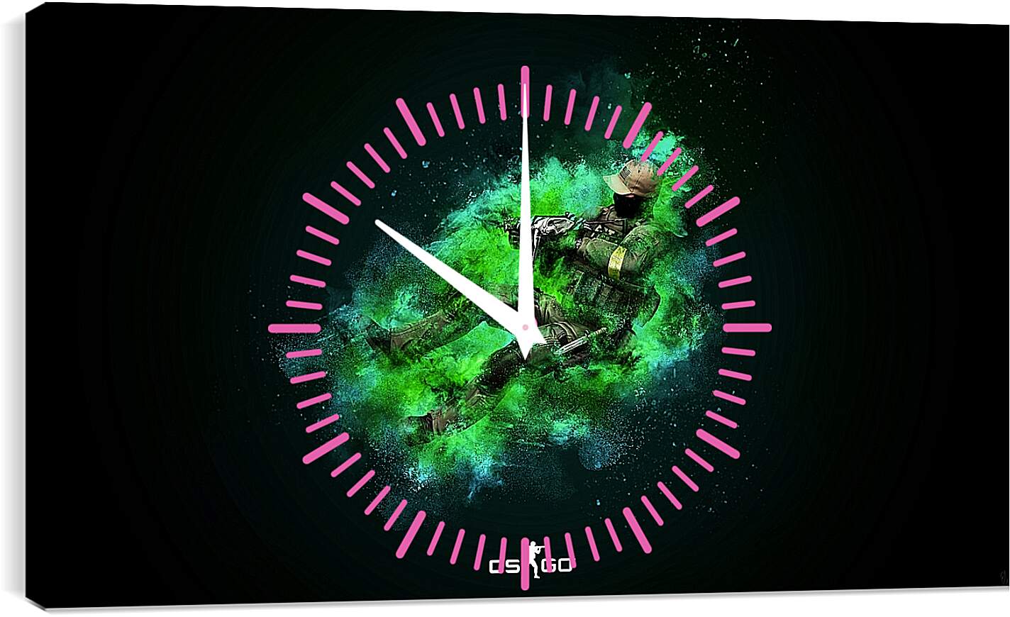 Часы картина - CS Green