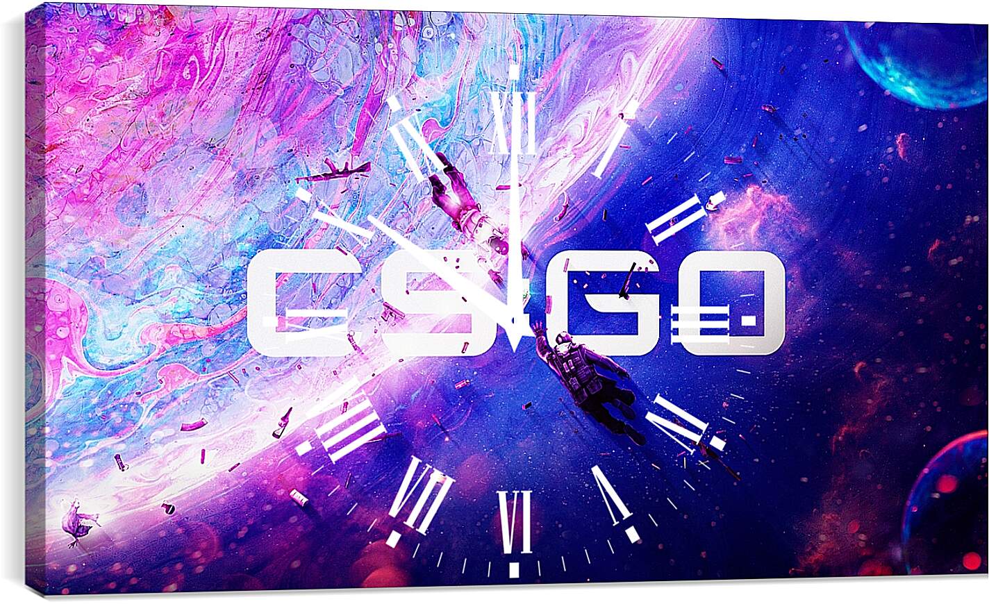 Часы картина - CS Cosmos