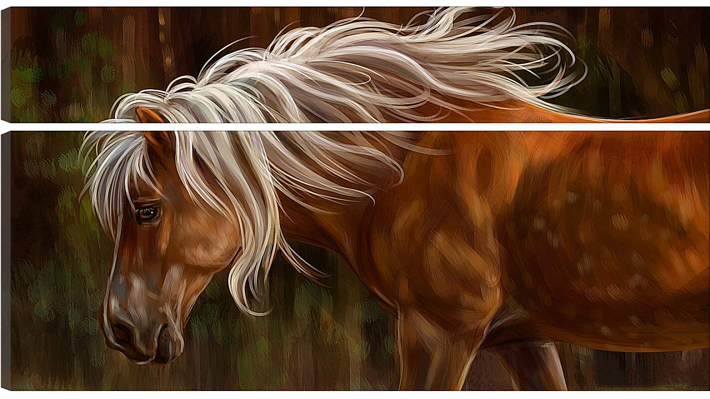 Модульная картина - Лошадь