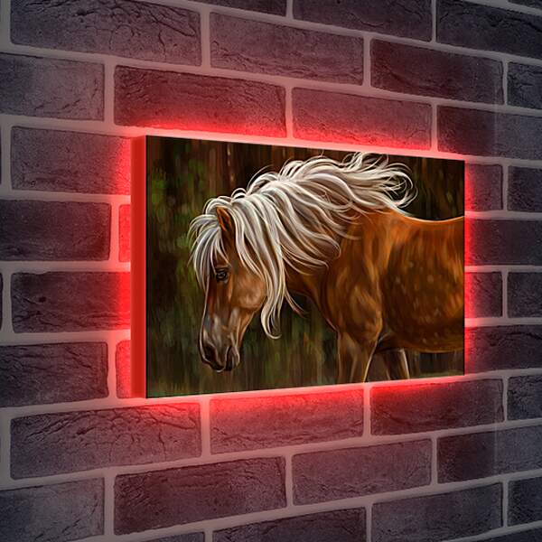 Лайтбокс световая панель - Лошадь