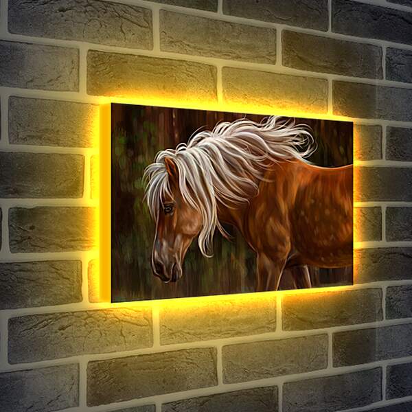 Лайтбокс световая панель - Лошадь