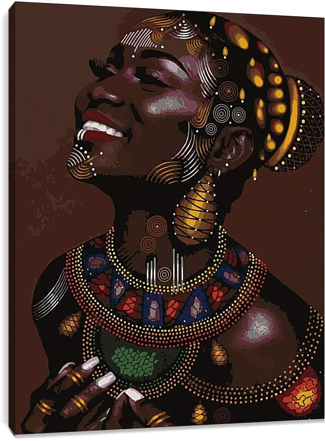 Постер и плакат - Африканка