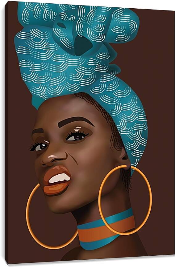 Постер и плакат - Африканочка