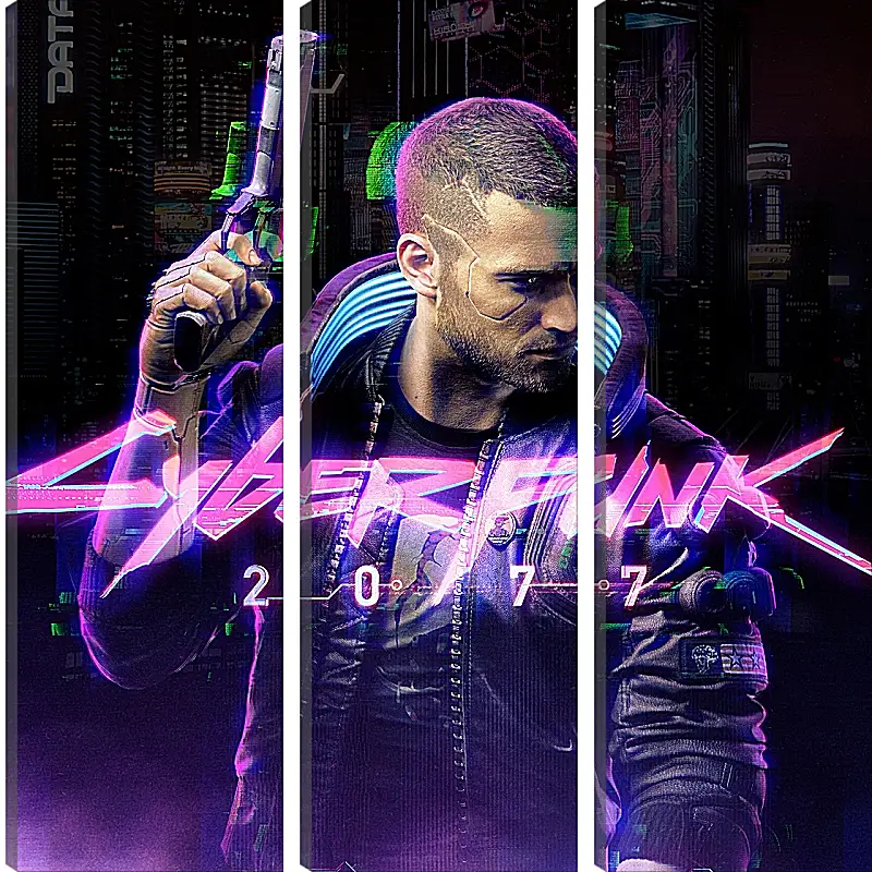 Модульная картина - Cyberpunk 2077