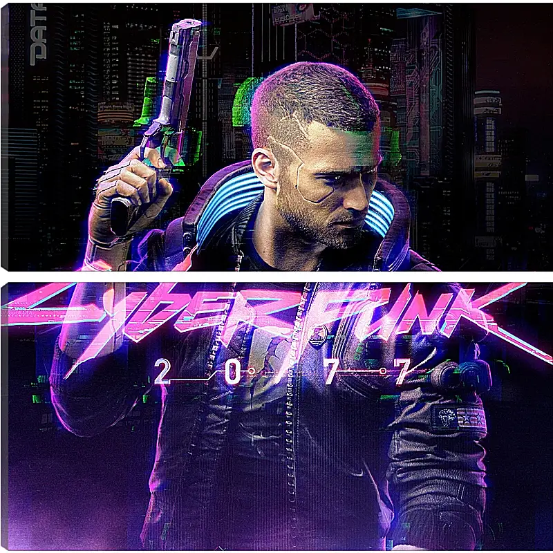 Модульная картина - Cyberpunk 2077