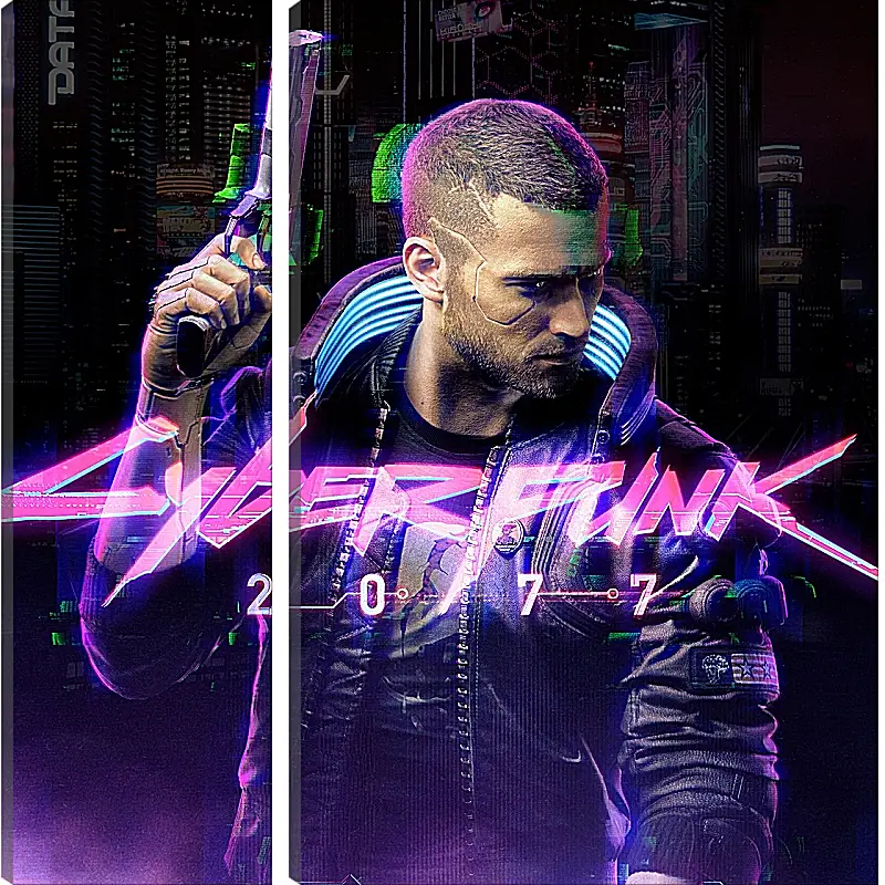 Модульная картина - Cyberpunk 2077