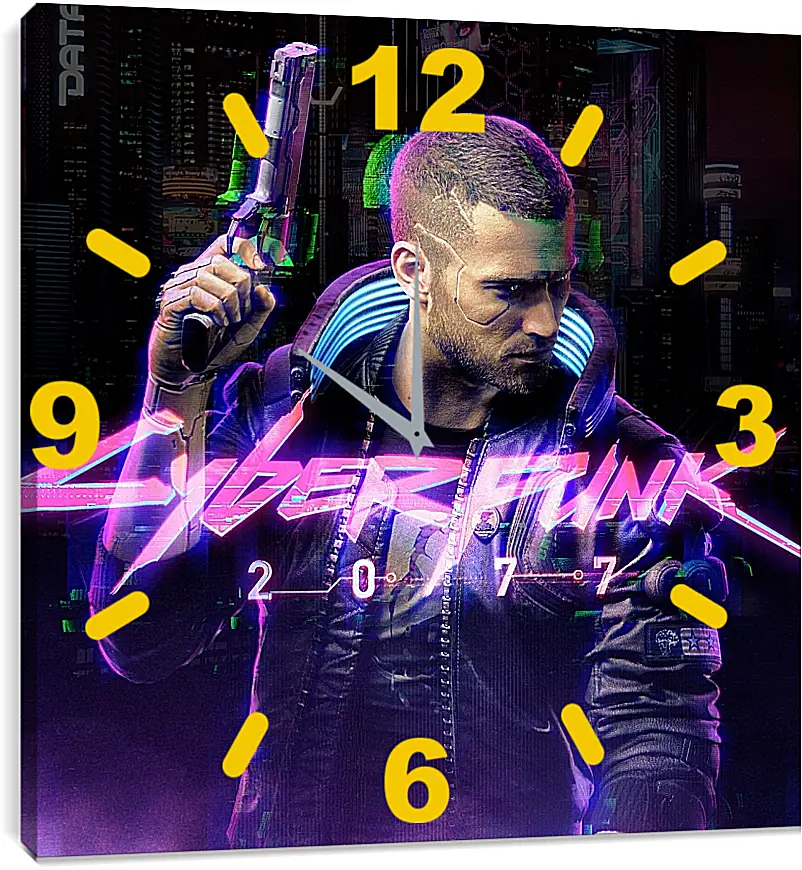 Часы картина - Cyberpunk 2077