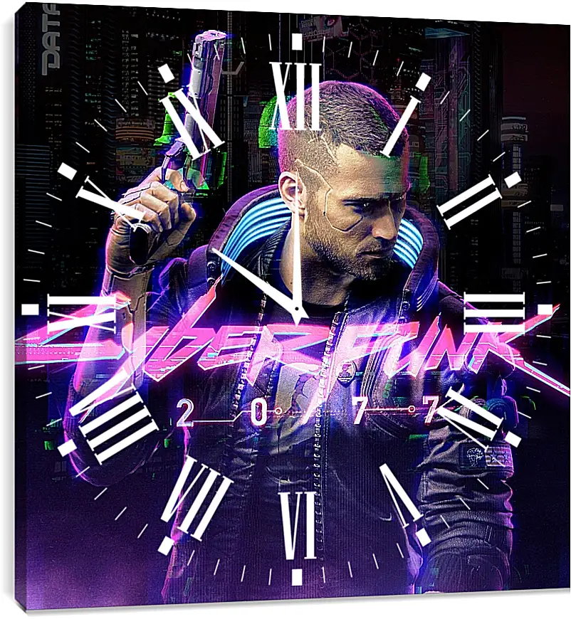 Часы картина - Cyberpunk 2077