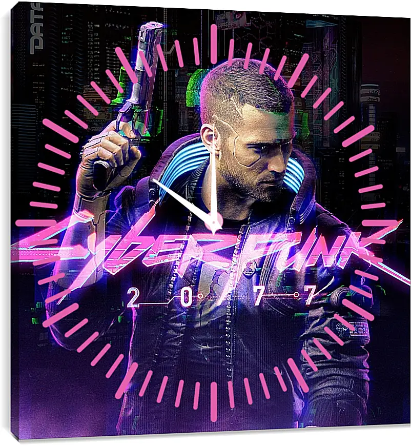 Часы картина - Cyberpunk 2077