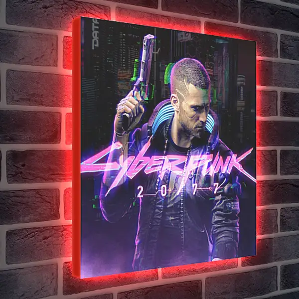 Лайтбокс световая панель - Cyberpunk 2077