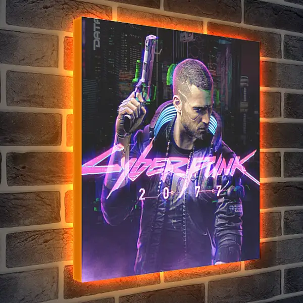 Лайтбокс световая панель - Cyberpunk 2077