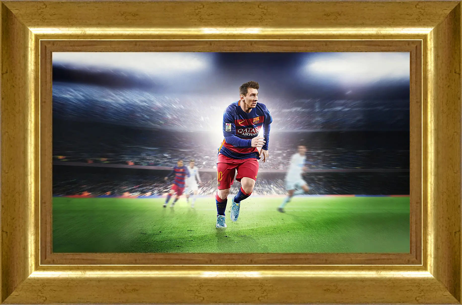 Картина в раме - Лионель Месси. EA Sports