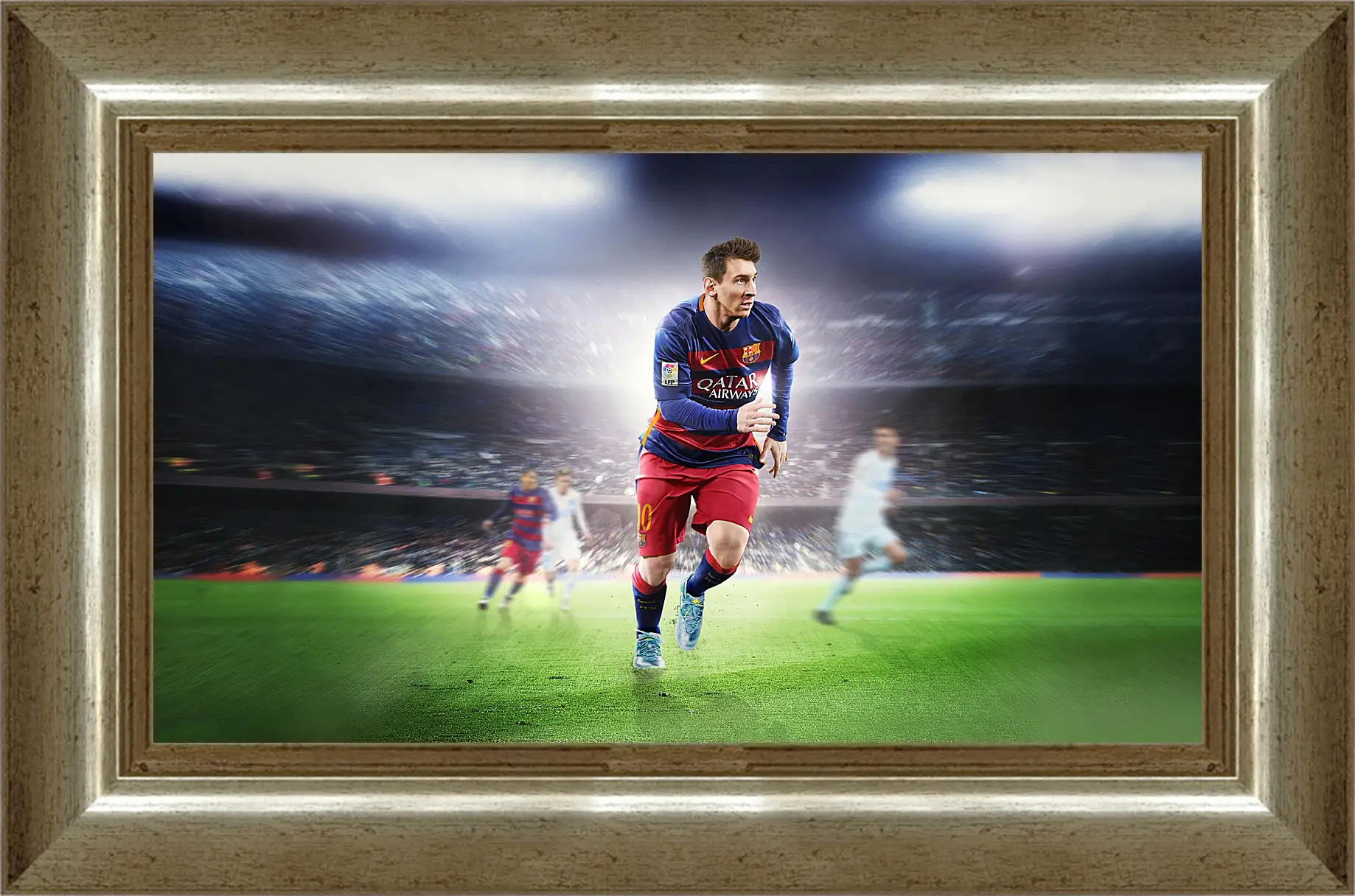 Картина в раме - Лионель Месси. EA Sports