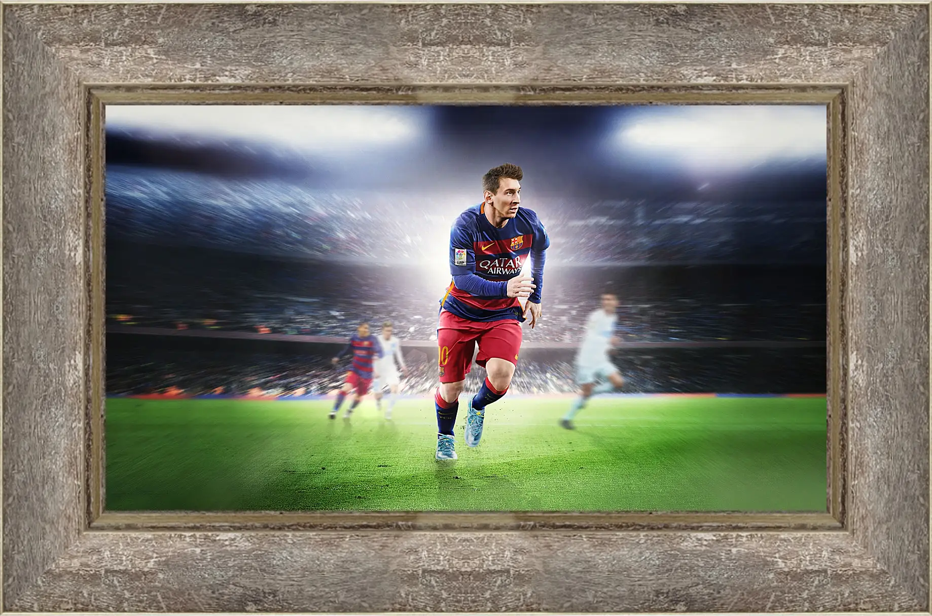Картина в раме - Лионель Месси. EA Sports