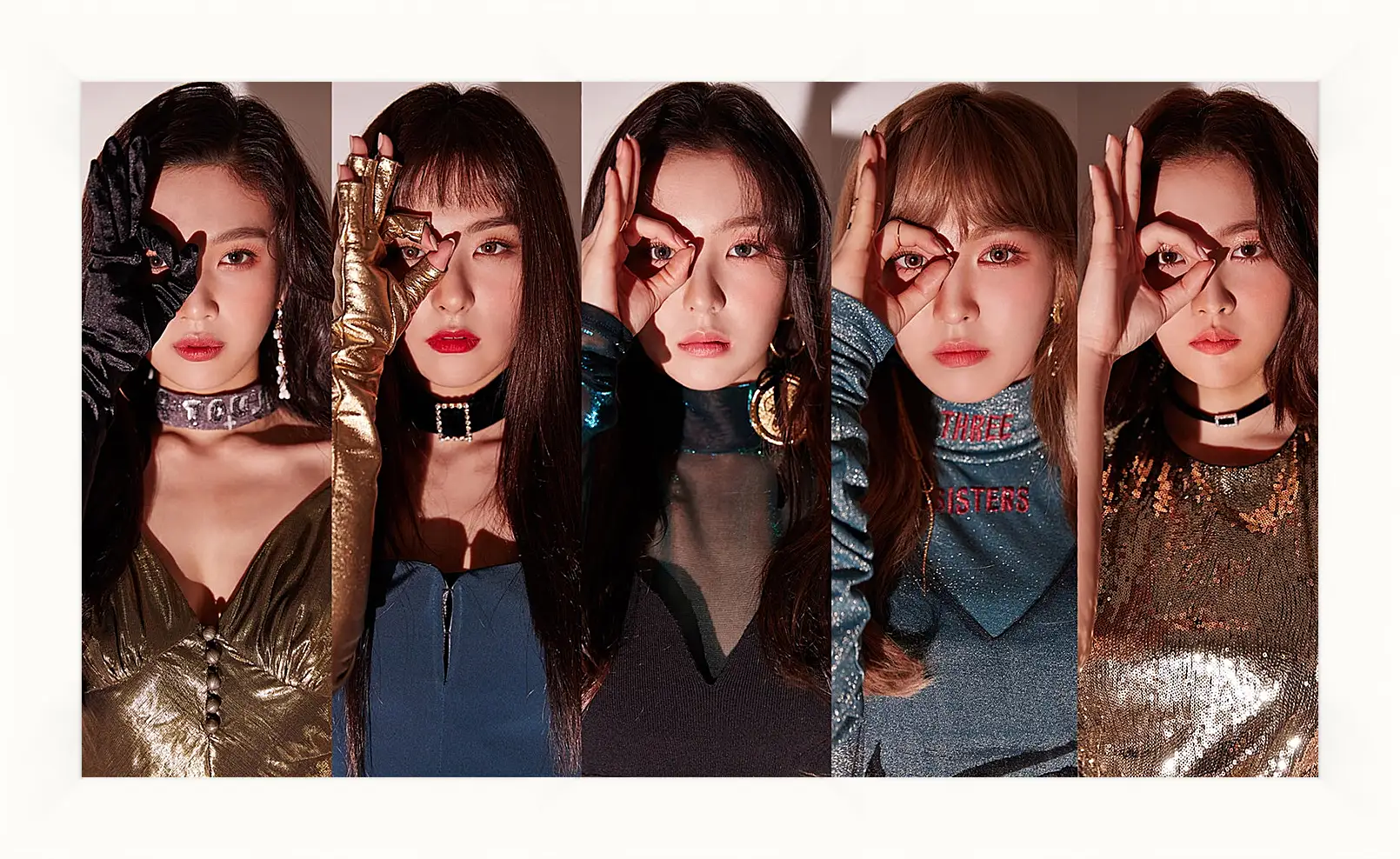 Картина в раме - K-pop. Red Velvet. Азиатки. Коллаж