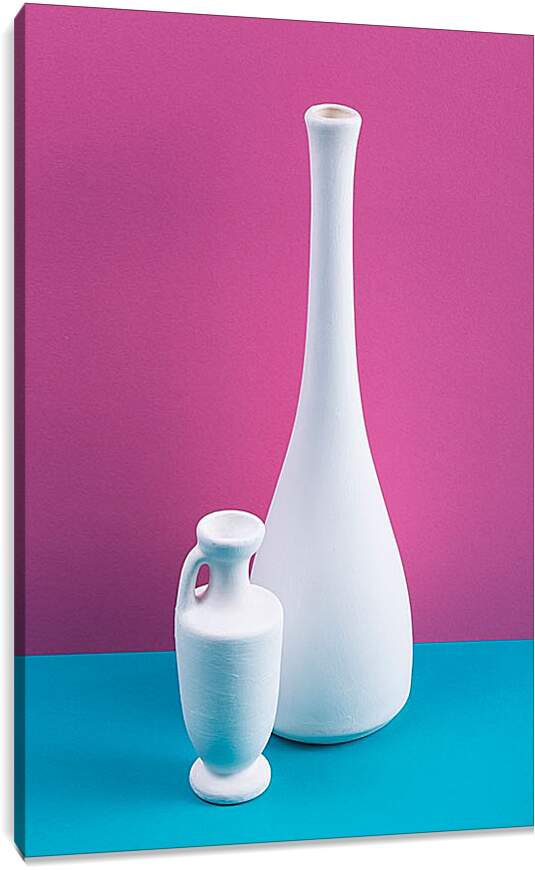 Постер и плакат - Белые вазы. Валентин Иванцов