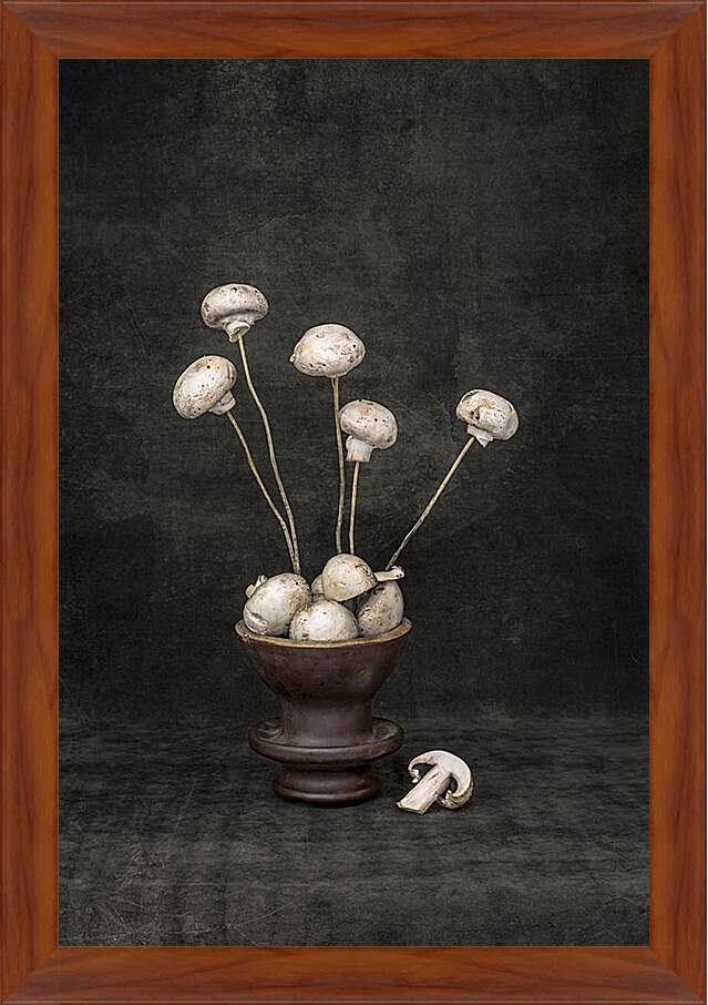 Картина в раме - Букет грибов. Валентин Иванцов