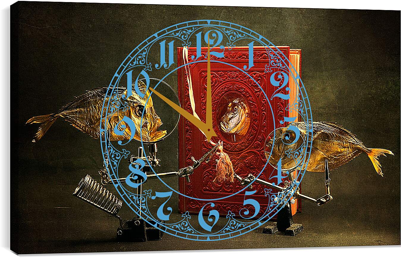 Часы картина - Вомер и красная книга. Валентин Иванцов