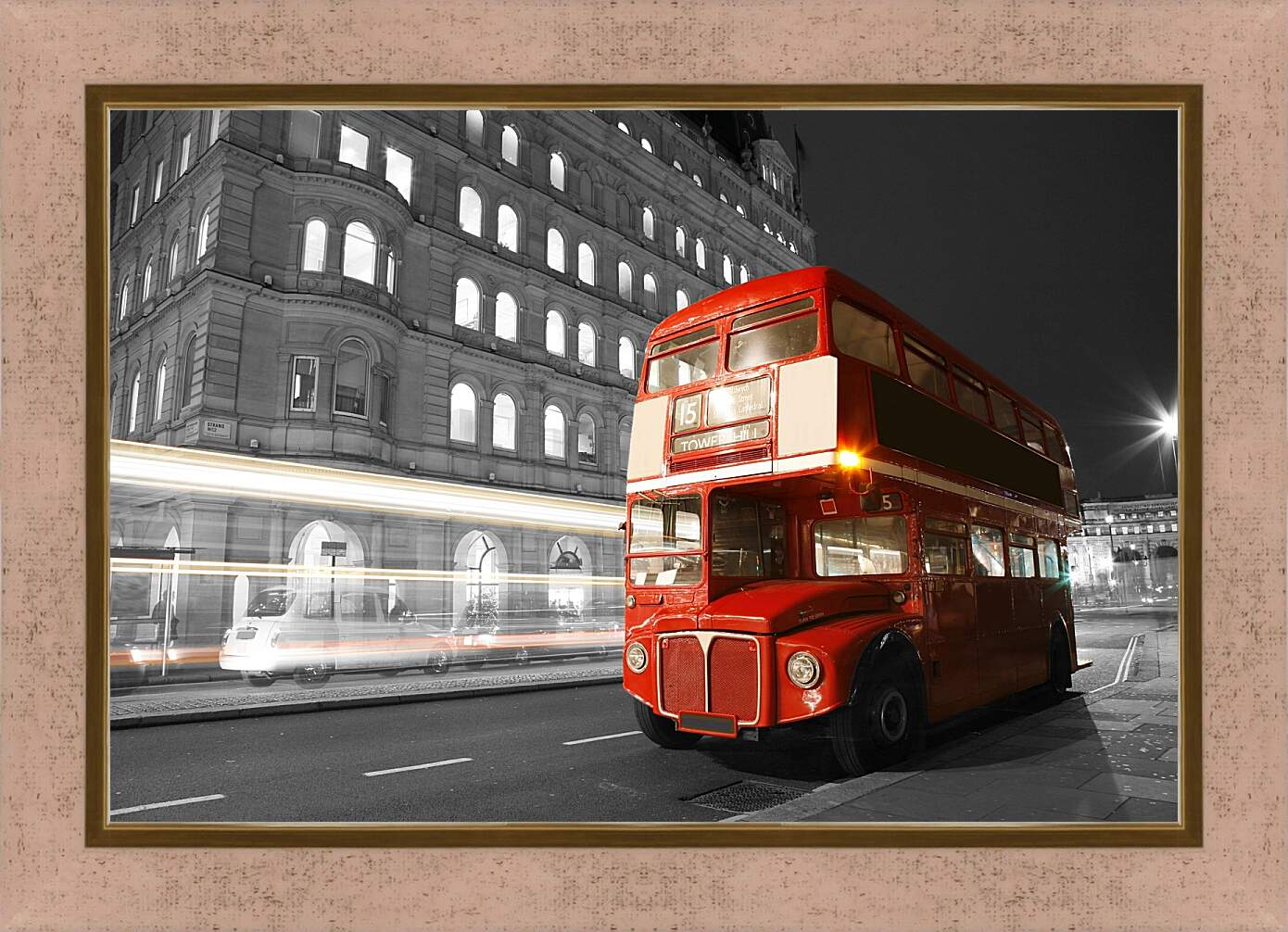 Картина в раме - Лондонский даблдекер