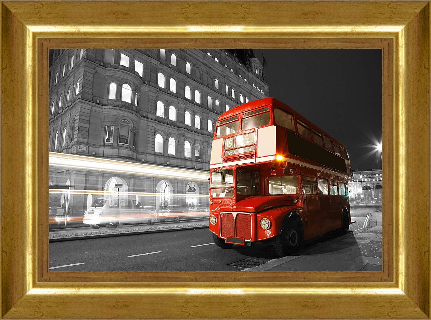 Картина в раме - Лондонский даблдекер