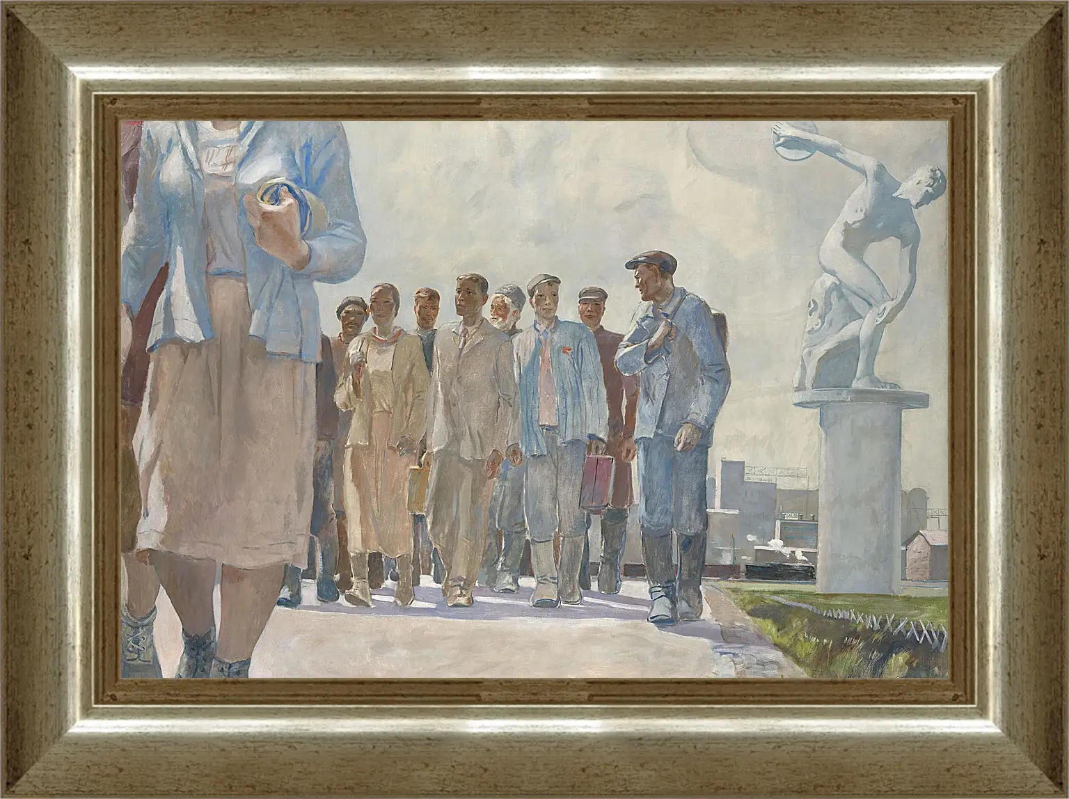 Картина в раме - Герои первой пятилетки. Александр Дейнека