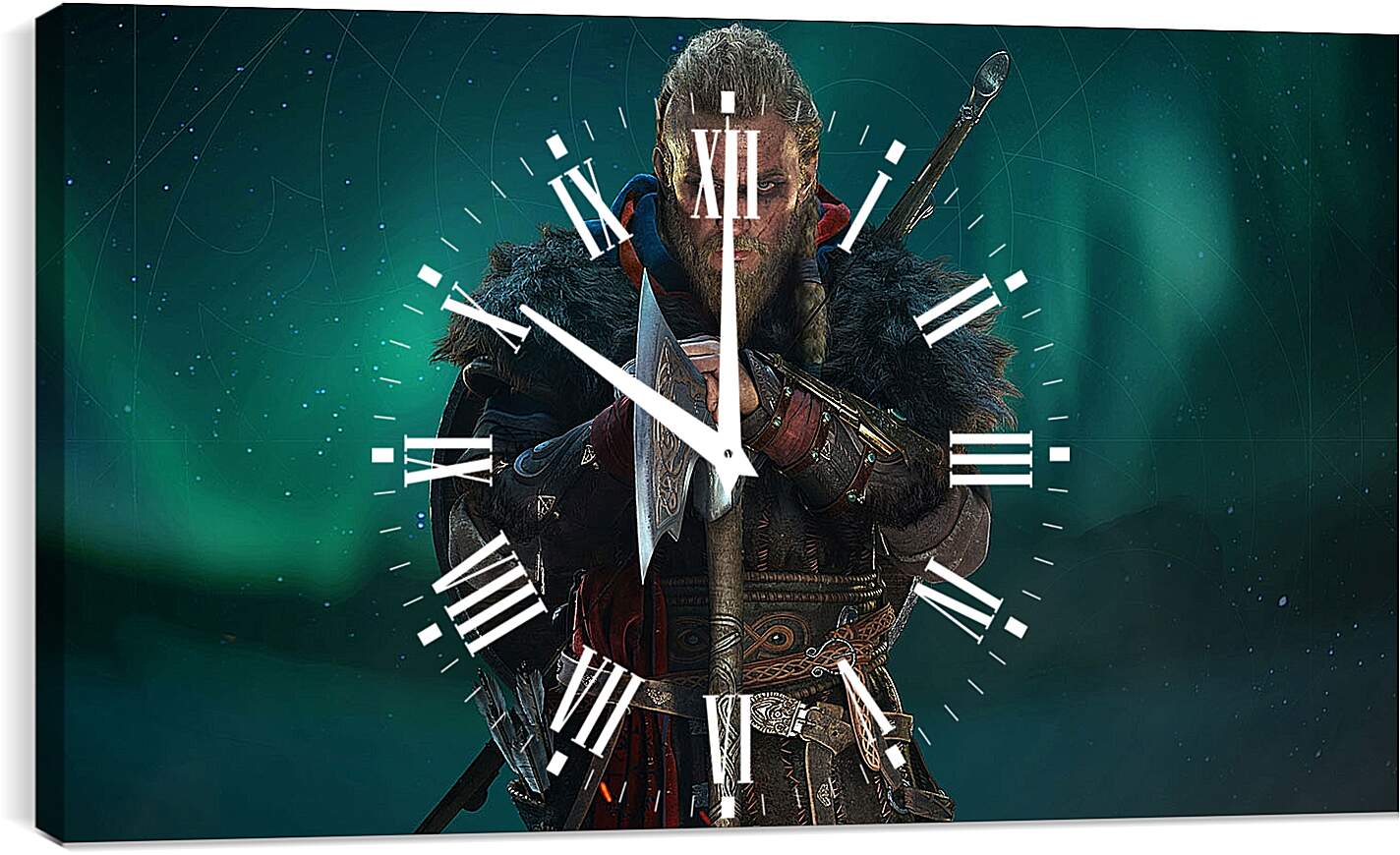 Часы картина - Assassins Creed Valhalla