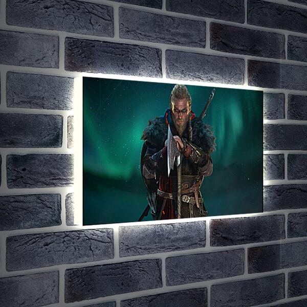 Лайтбокс световая панель - Assassins Creed Valhalla