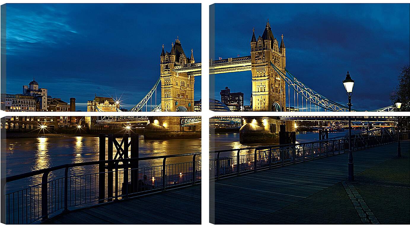 Модульная картина - Лондонский мост (London bridge)