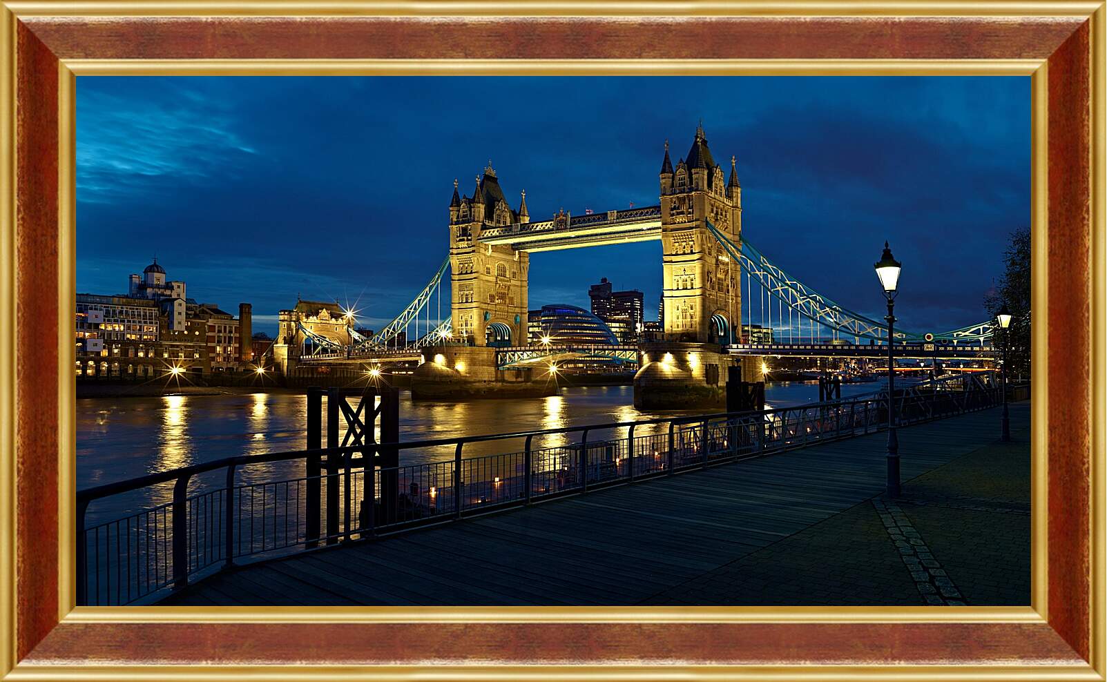 Картина в раме - Лондонский мост (London bridge)
