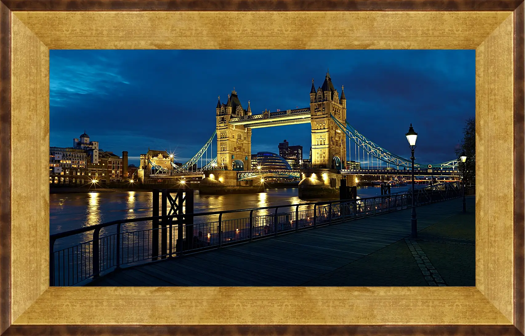 Картина в раме - Лондонский мост (London bridge)