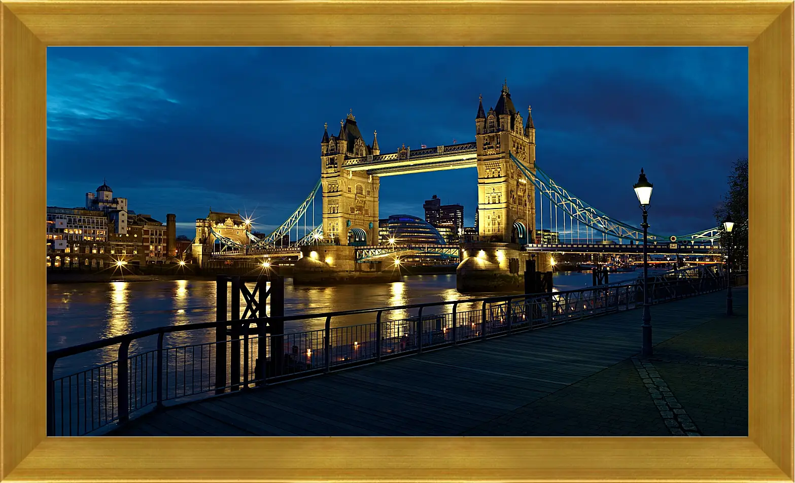 Картина в раме - Лондонский мост (London bridge)