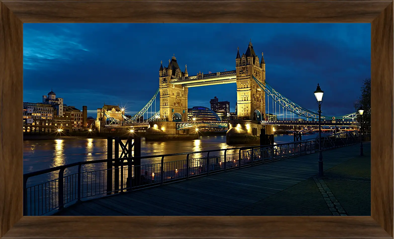 Картина в раме - Лондонский мост (London bridge)