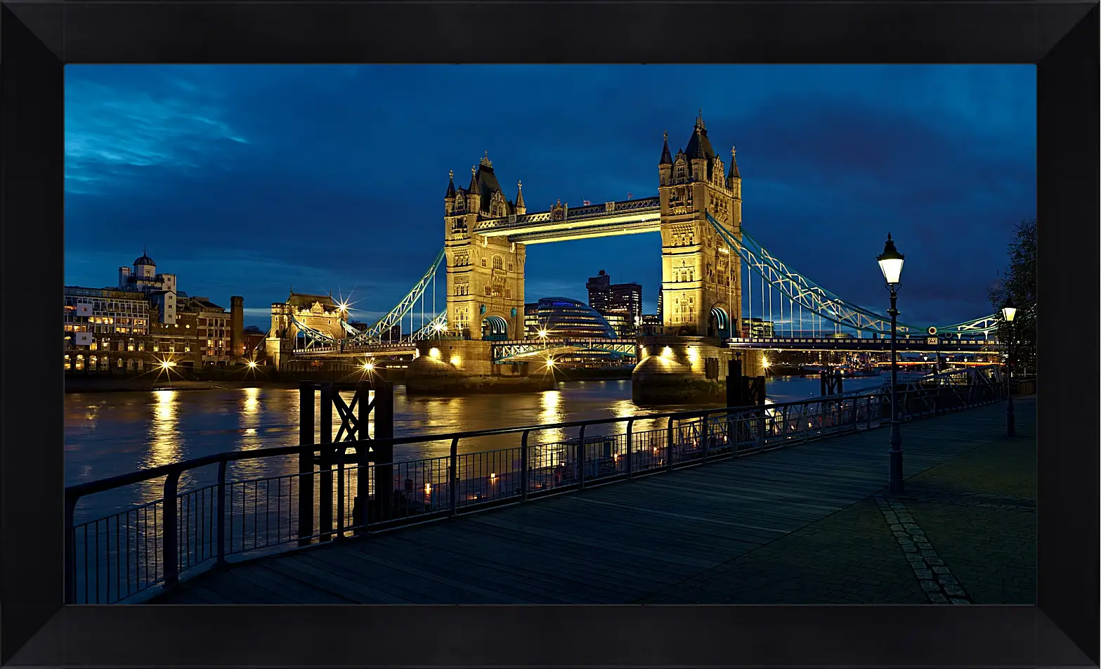 Картина в раме - Лондонский мост (London bridge)