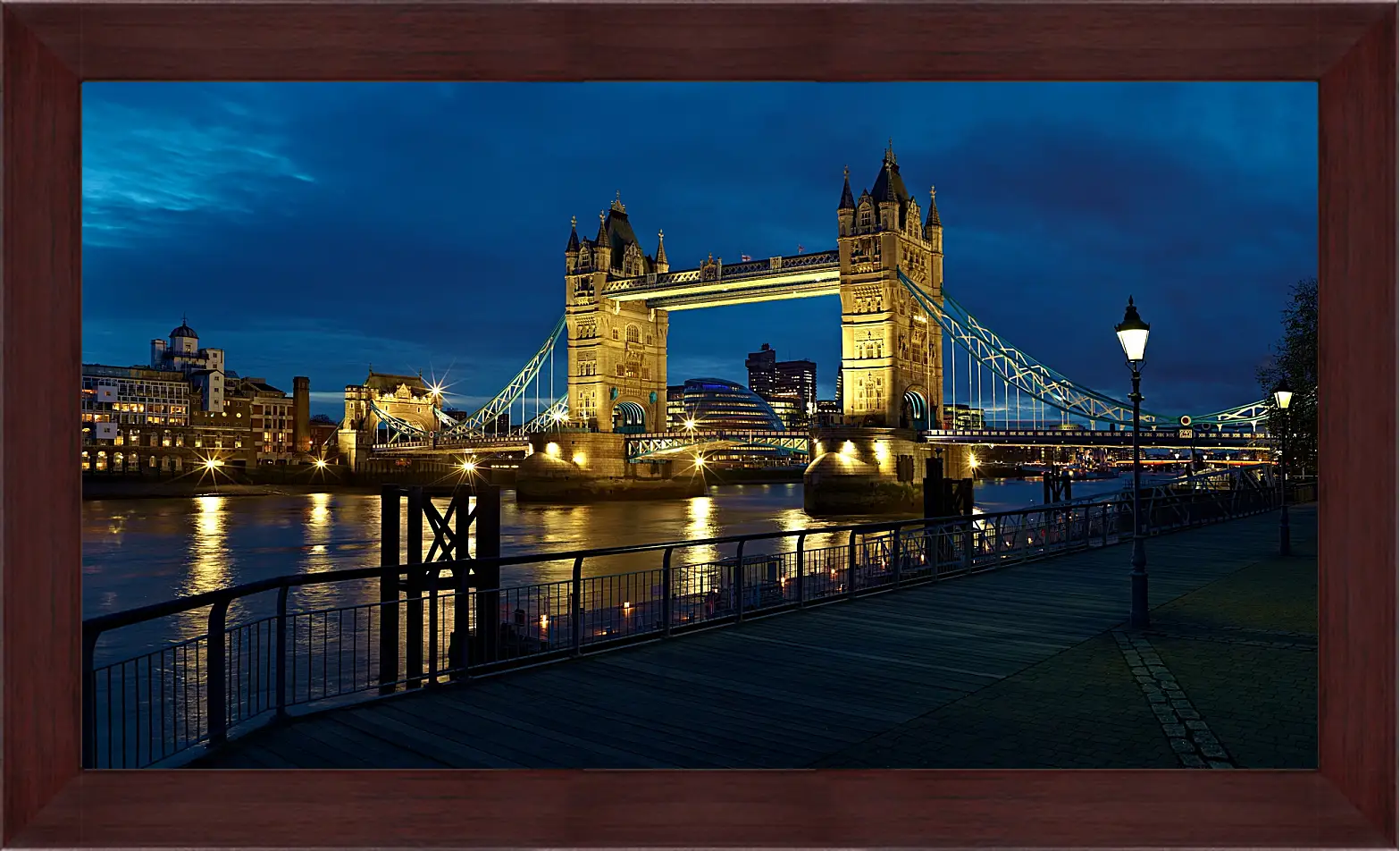 Картина в раме - Лондонский мост (London bridge)