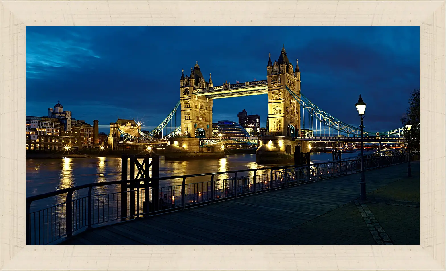 Картина в раме - Лондонский мост (London bridge)