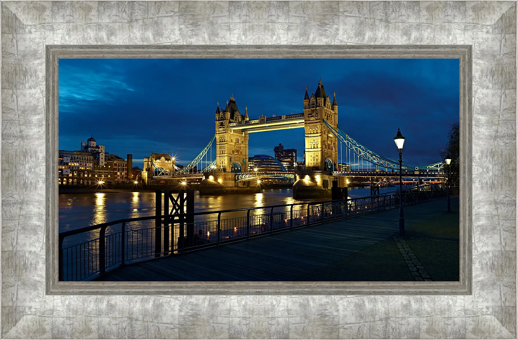 Картина в раме - Лондонский мост (London bridge)