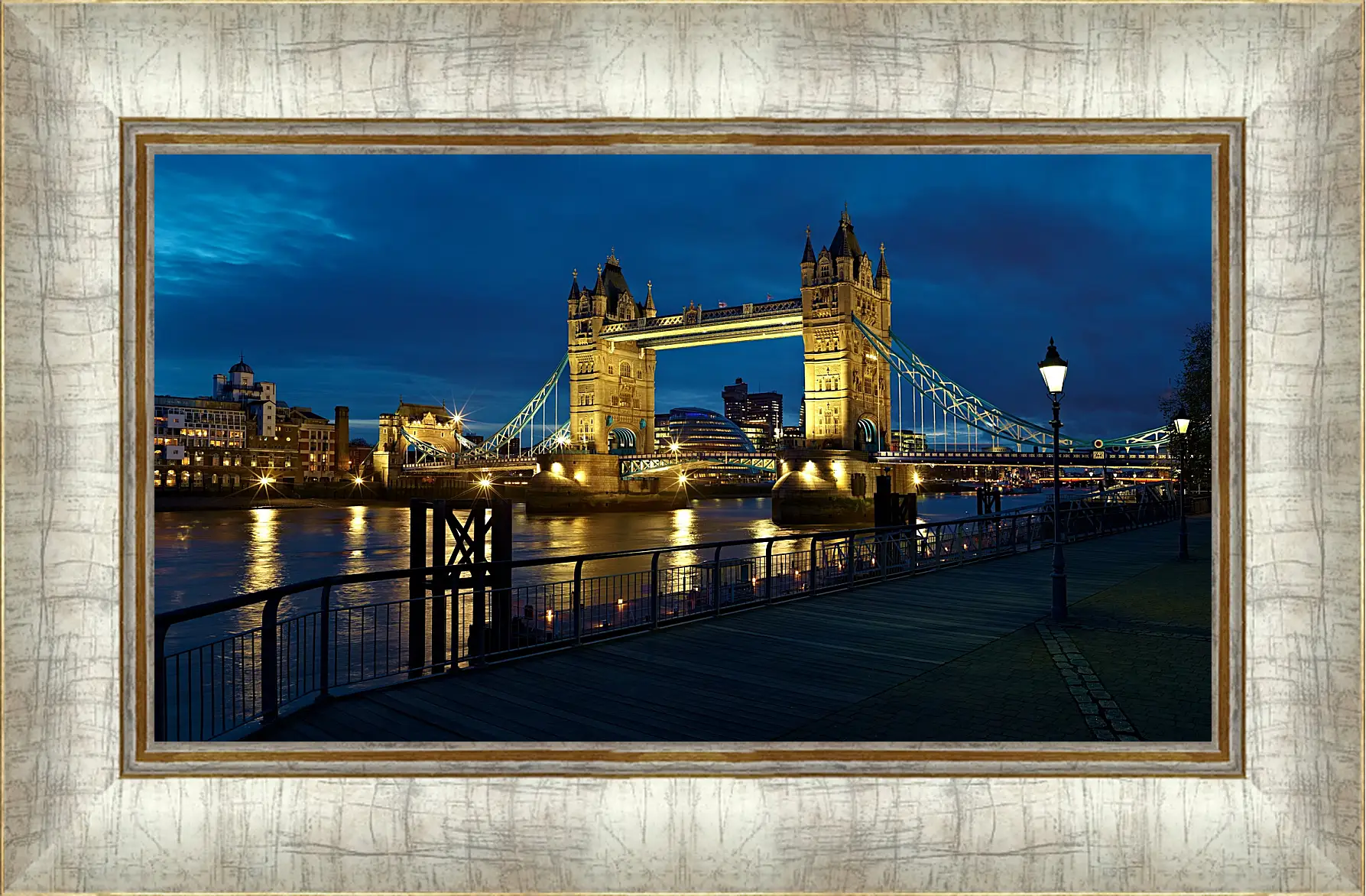 Картина в раме - Лондонский мост (London bridge)