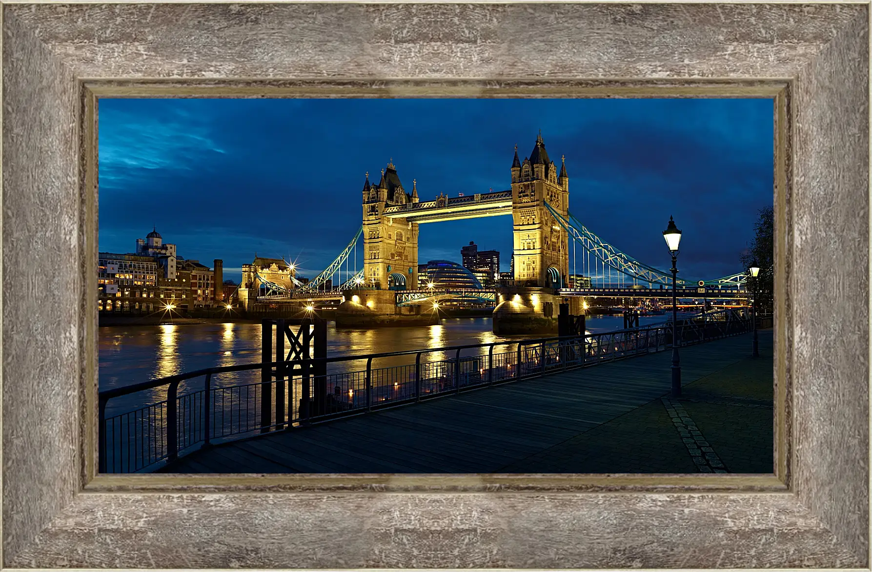 Картина в раме - Лондонский мост (London bridge)