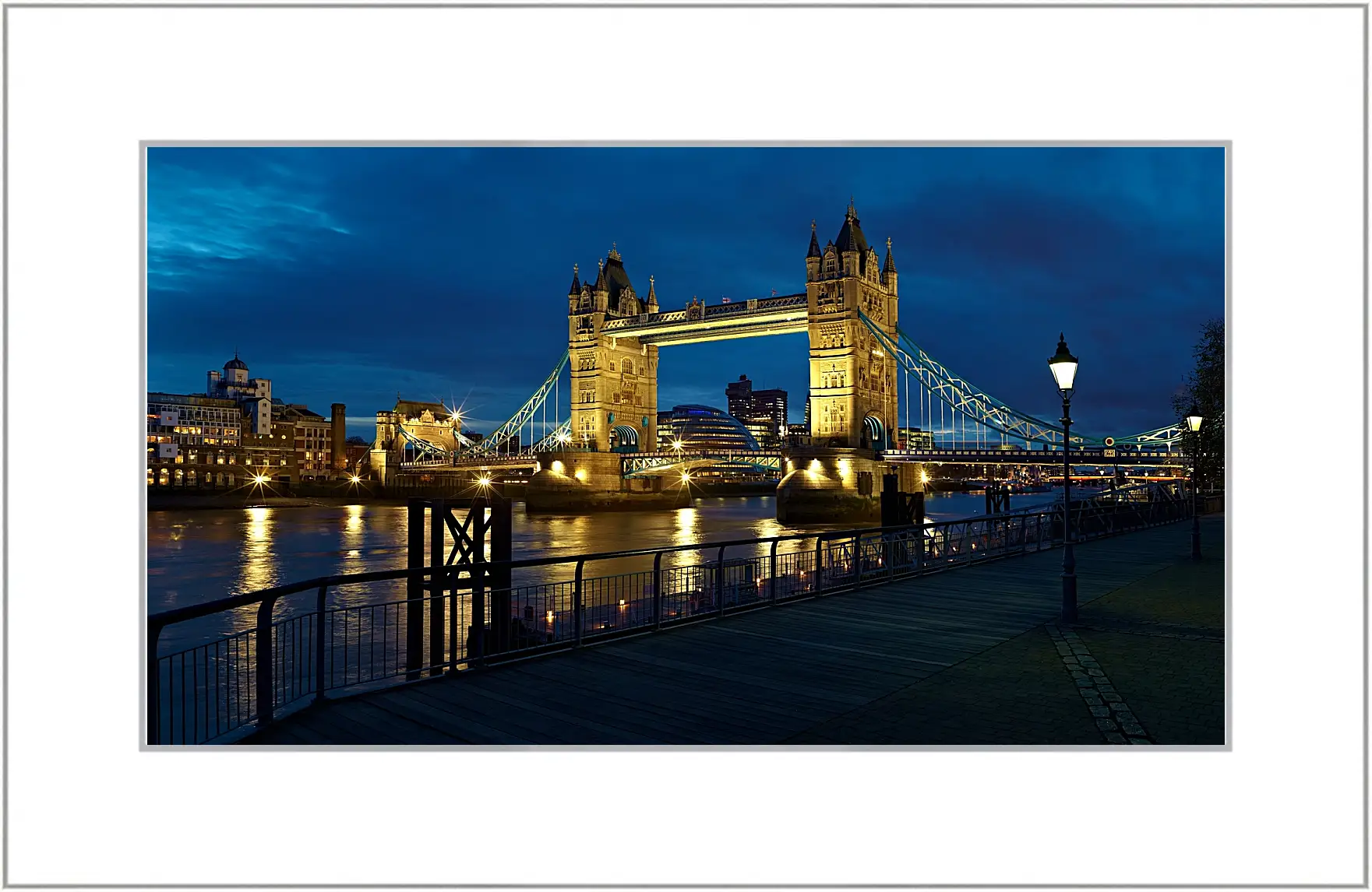 Картина в раме - Лондонский мост (London bridge)