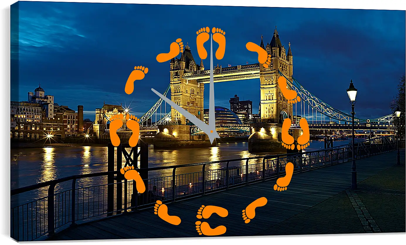 Часы картина - Лондонский мост (London bridge)