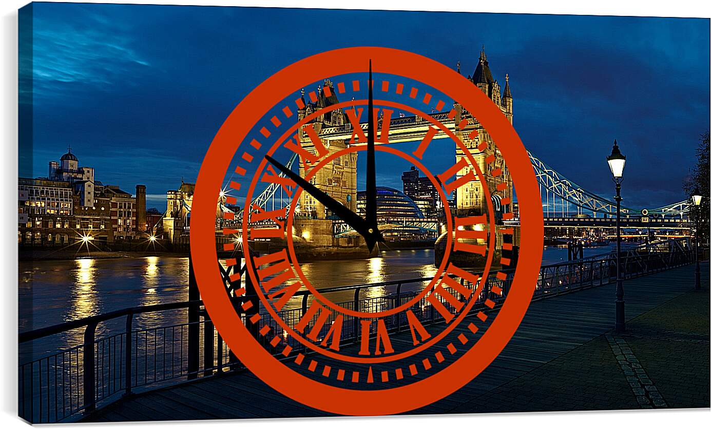 Часы картина - Лондонский мост (London bridge)