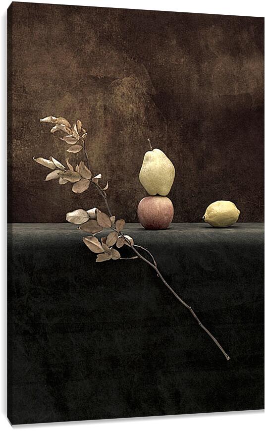 Постер и плакат - Груша, яблоко, лимон. Валентин Иванцов