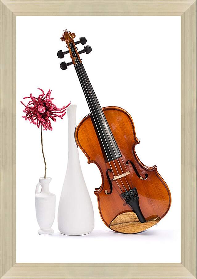 Картина в раме - Натюрморт со скрипкой