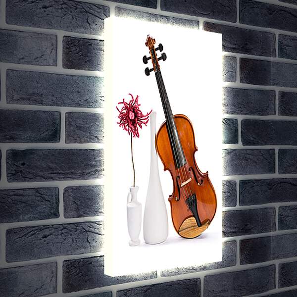 Лайтбокс световая панель - Натюрморт со скрипкой