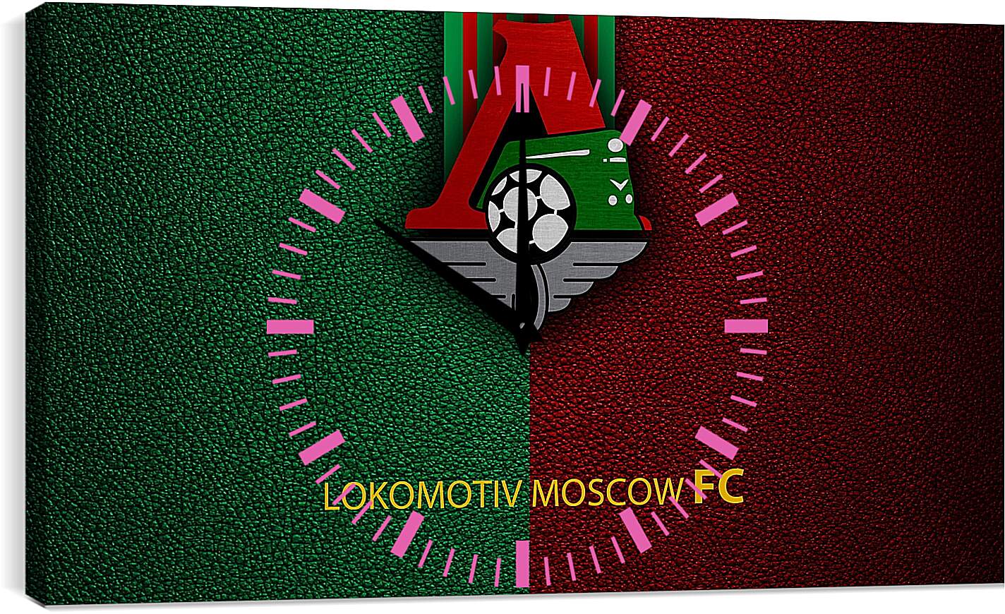Часы картина - Эмблема ФК Локомотив Москва