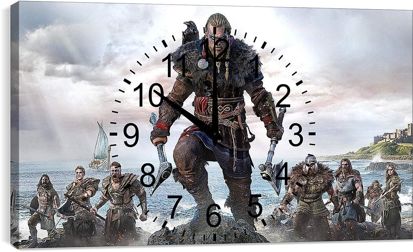 Часы картина - Assassins Creed Valhalla