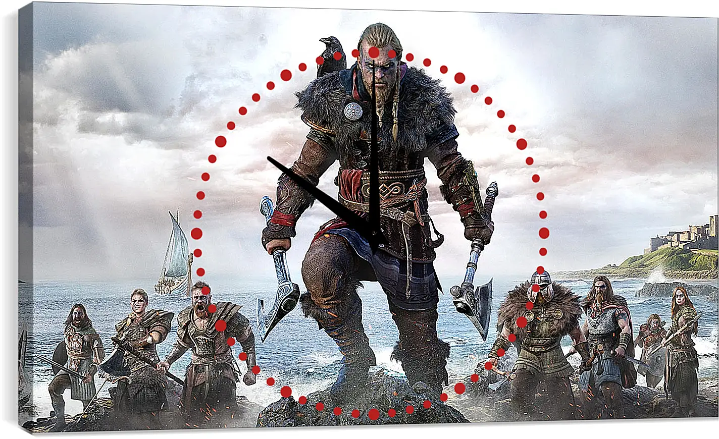 Часы картина - Assassins Creed Valhalla