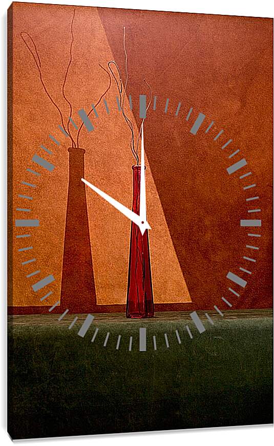 Часы картина - Улетели листья