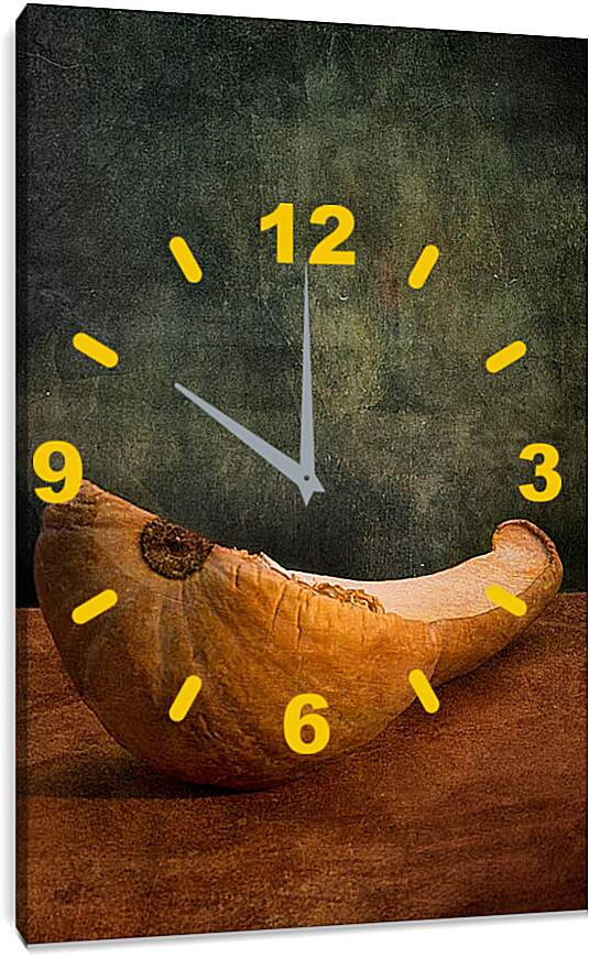Часы картина - Анатомия тыквы 2