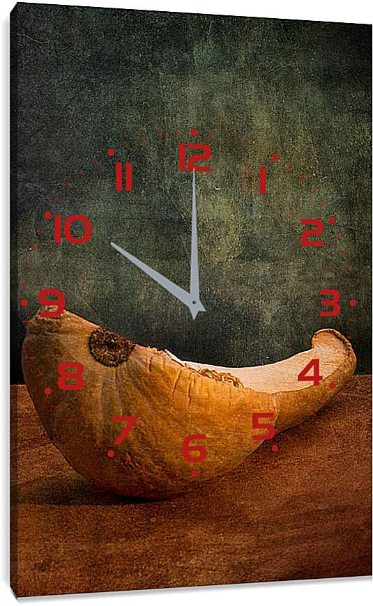Часы картина - Анатомия тыквы 2